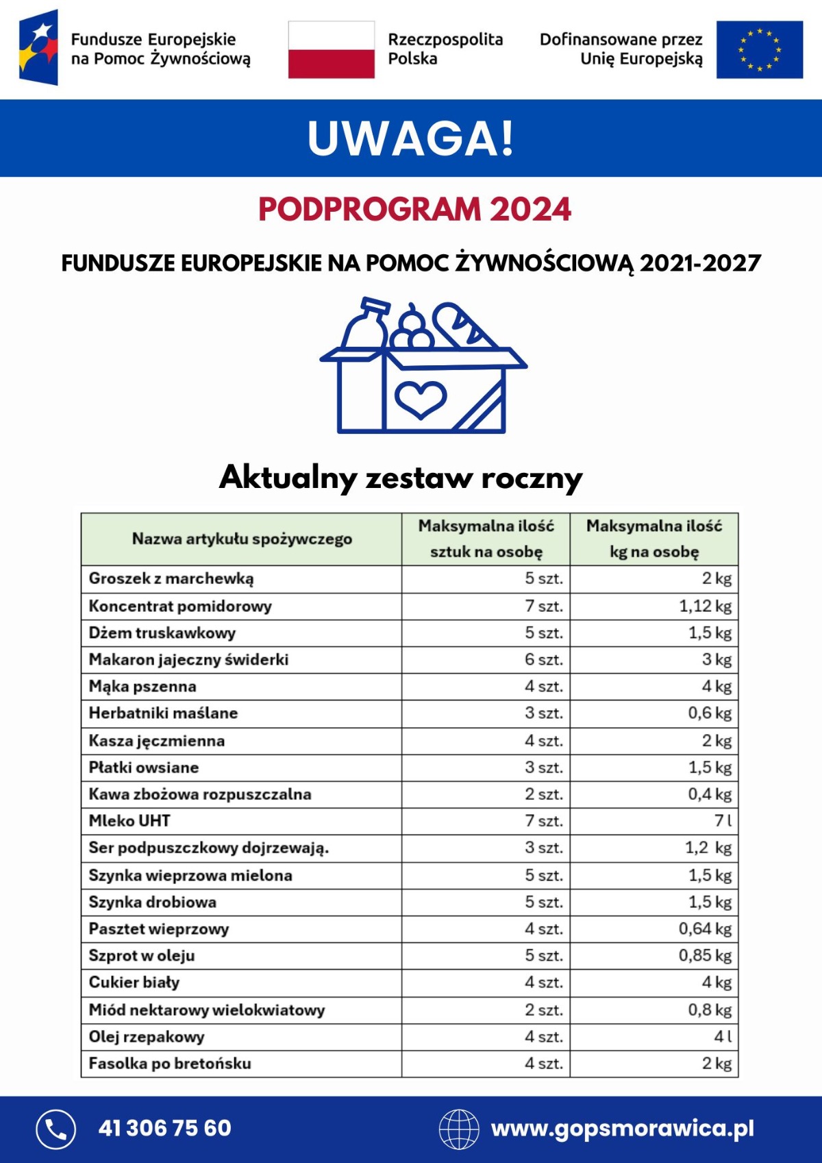 Zestaw roczny Podprogram 2024